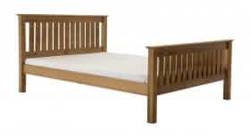 George wooden frame bed